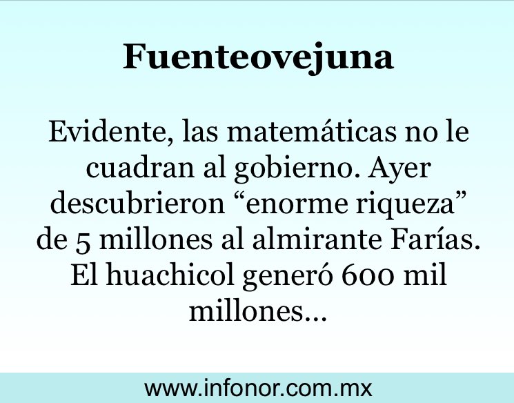 Agencia Infonor (@infonor) on Twitter photo 