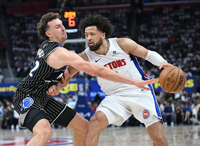 BosscherBen's tweet photo. Who's to blame for the Pistons being down 3-1?

30% Cade— more TOs than assists the last 3 games

30% Trajan— Should've traded for Ayo at the deadline

25% Duren— loss for words tbh

9% Bickerstaff— Can't defend PnR

5% Jenkins— 4.5 PPG on 36% FG

1% Fred Vinson— We can't shoot https://t.co/LNNfcXaMxy