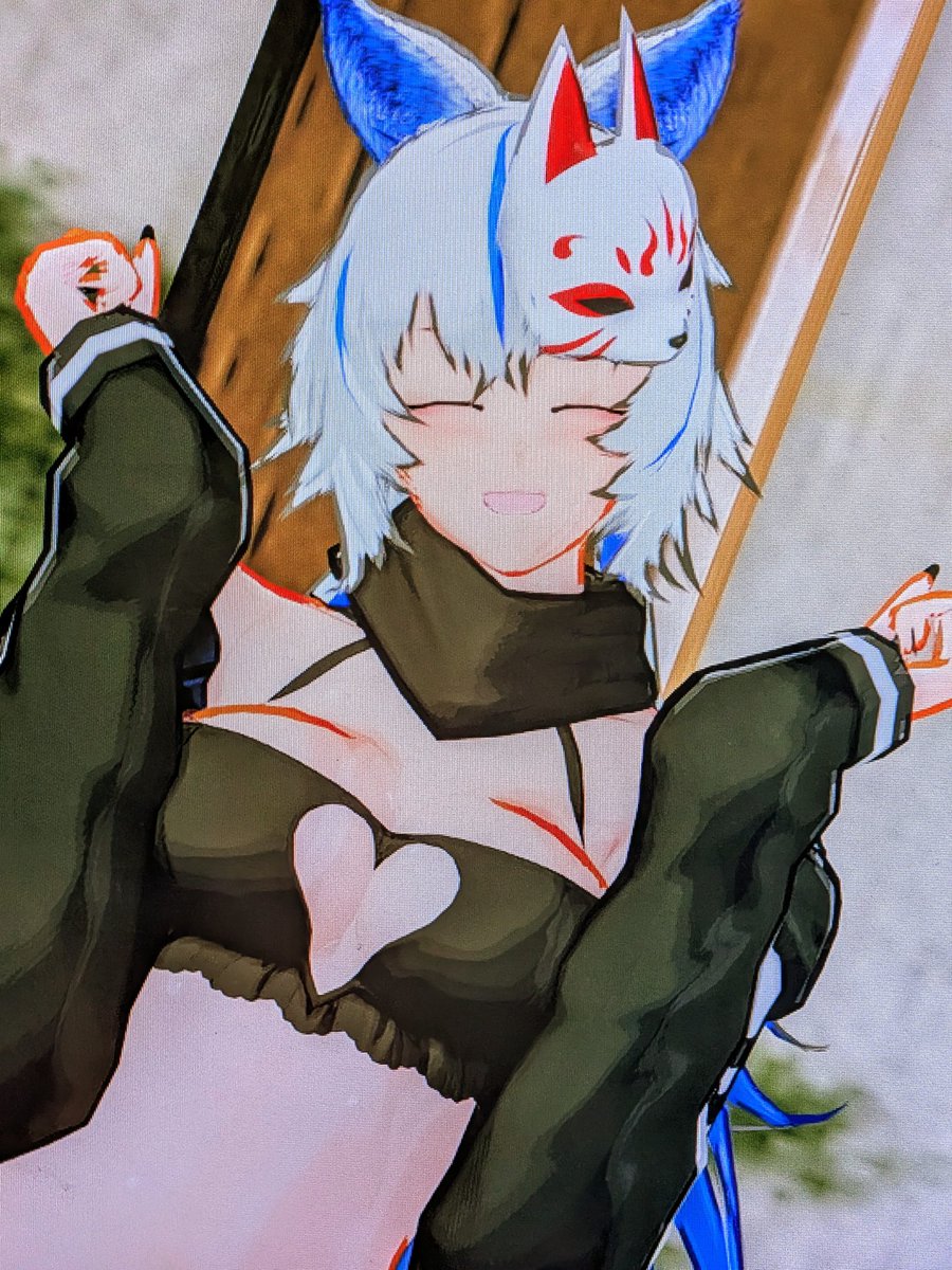 PSO2(NGS)@雫　ある程度アクセと服装で再現キャラ出来る tweet media