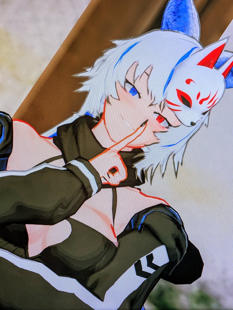 PSO2(NGS)@雫　ある程度アクセと服装で再現キャラ出来る tweet media