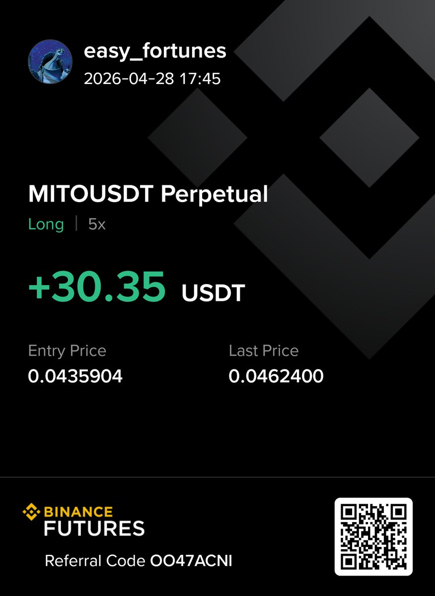 EasyFortunes's tweet photo. Update $mito https://t.co/OaUSntthHB