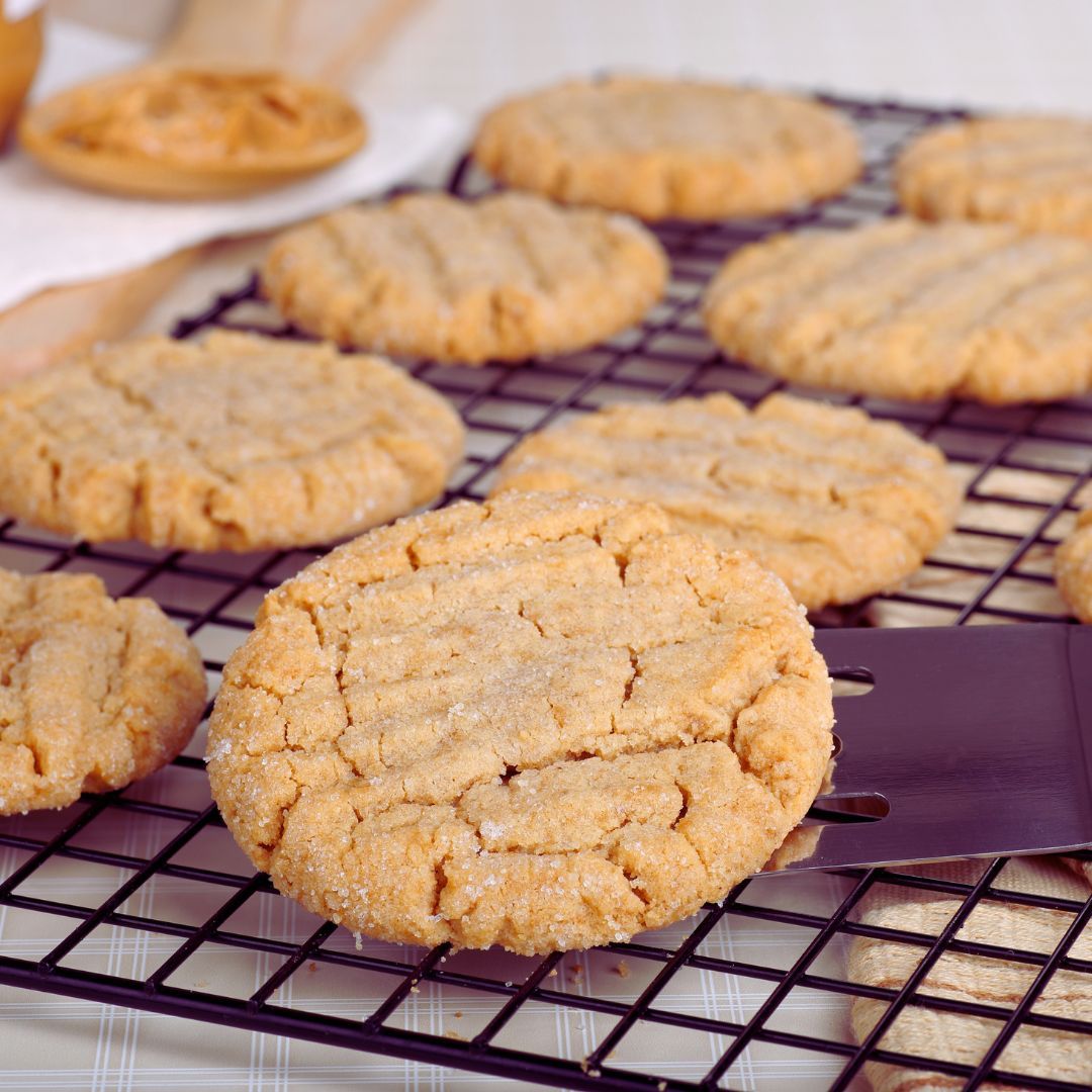 GFJourneyCAN's tweet image. Is there anything more classic than a #PeanutButterCookie? 🥜 

It’s the softest, chewiest #glutenfree cookie in your #recipebox. No chilling required, just simple ingredients and a fork! 

Check out the full #recipe and our top #cookie #bakingtips here: glutenfreejourney.ca/recipes/peanut…
