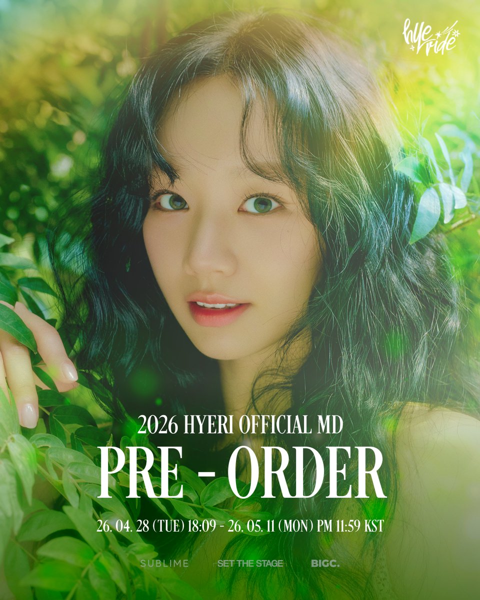 kdramerchph's tweet photo. #KDMPHGO WTS LFB PH GO🇵🇭
Help RT 🙏

📀2026 Hyeri Official MD

~670-3710

🎁1 PC POB for every P1700 purchase
🔑DOO: 5/10
💰DOP: 5/15

📎Pre-order Link:
https://t.co/uywQInxpph

#Hyeri #LeeHyeri https://t.co/pwMXdW27Rb