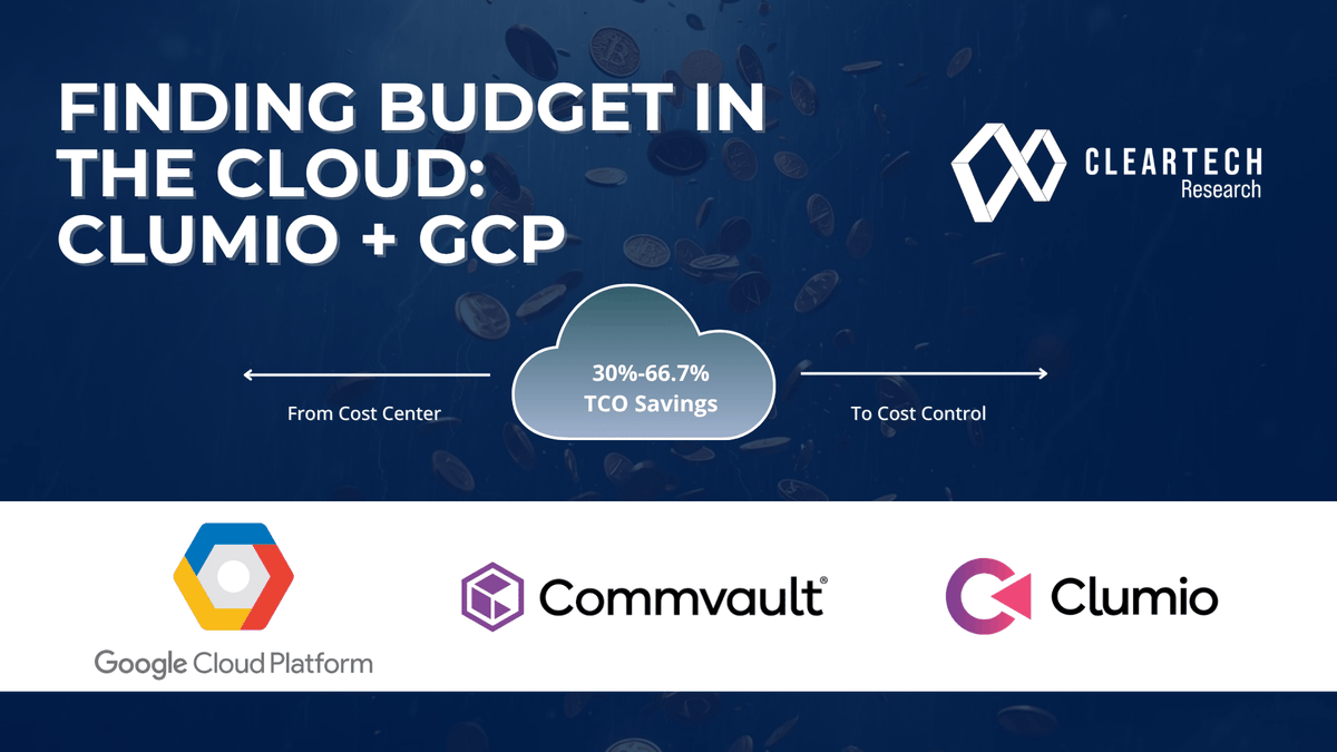 cleartechtoday's tweet image. 📌 Every IT team I know is being asked to do more for the same budget, at a minimum. Many are being asked to “find savings.” For GCP clients, that “find savings” mandate may have just gotten a little easier.

There were several announcements at #GoogleCloudNext in Las Vegas this