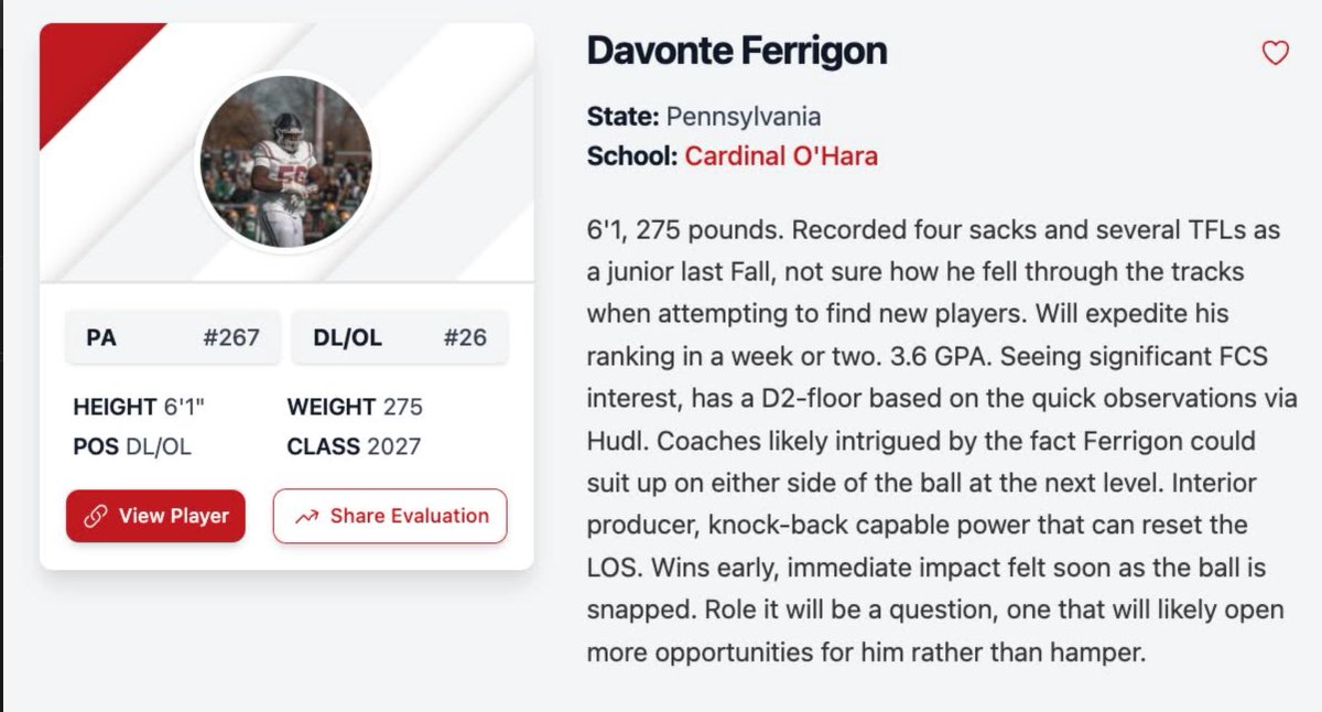 Davonte Ferrigon tweet media