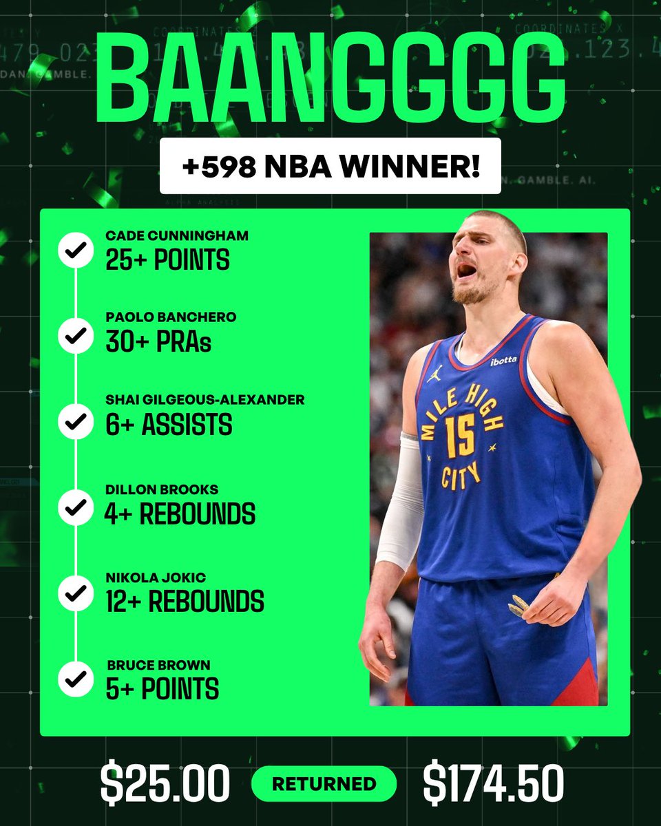 Dan’s AI Sports Picks tweet media