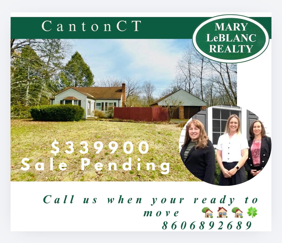 LeBlancRealty's tweet image. #SalePending , #CantonCt let’s us help you with your next home purchase or sale ,call us at 
 Mary Leblanc Realty 8606892689
 “We are here for you” #Realestate 
Thank you for all who showed up at the open house . We had over 60 showings and viewings . Check out other homes in the