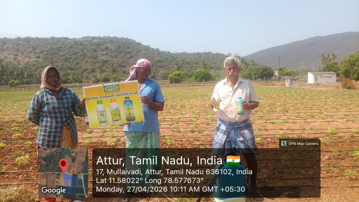 IFFCOTamilNadu's tweet photo. #Demonstration #Tenkasi #Salem #Jasmine #Tapioca-ல் #IFFCO #NanoDAP #Sagarika திரவ உரங்களை கொண்டு இலைவழி செயல் முறை விளக்கம் அளிக்கப்பட்டது.
@doa_tn @IFFCO_PR @Tanfed_CC1959 @fertmin_india
@tnhorticulture https://t.co/jwobgEIB8m
