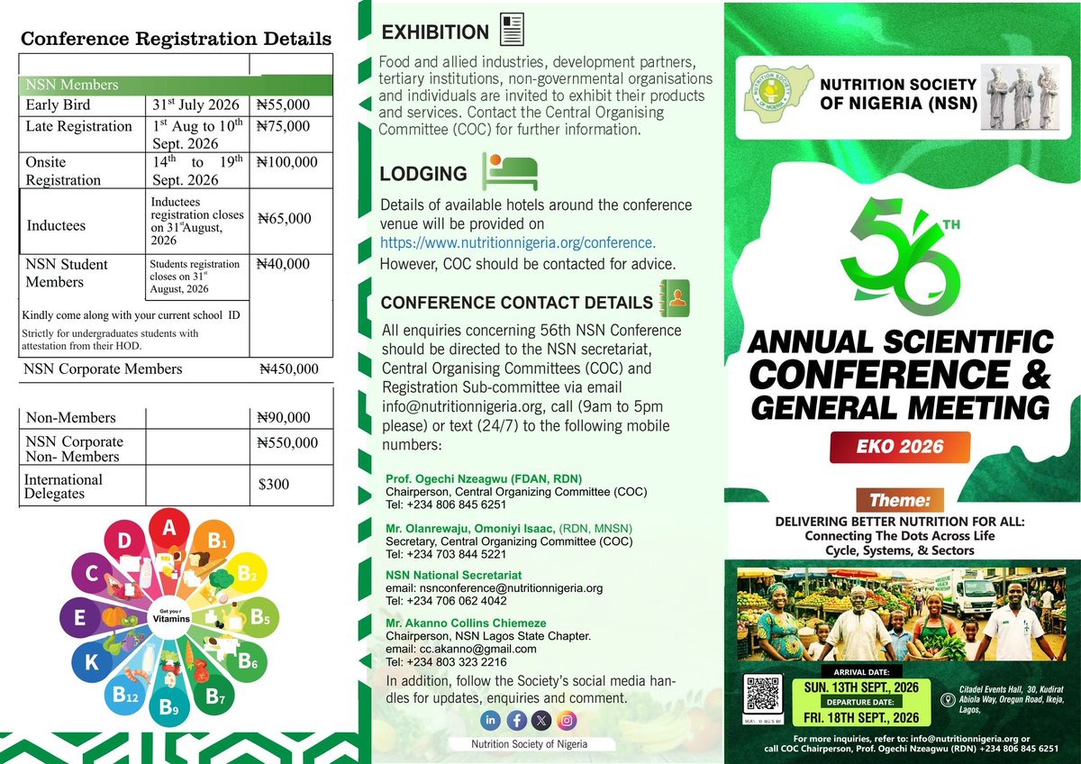 Nutrition Society of Nigeria( NSN) tweet media