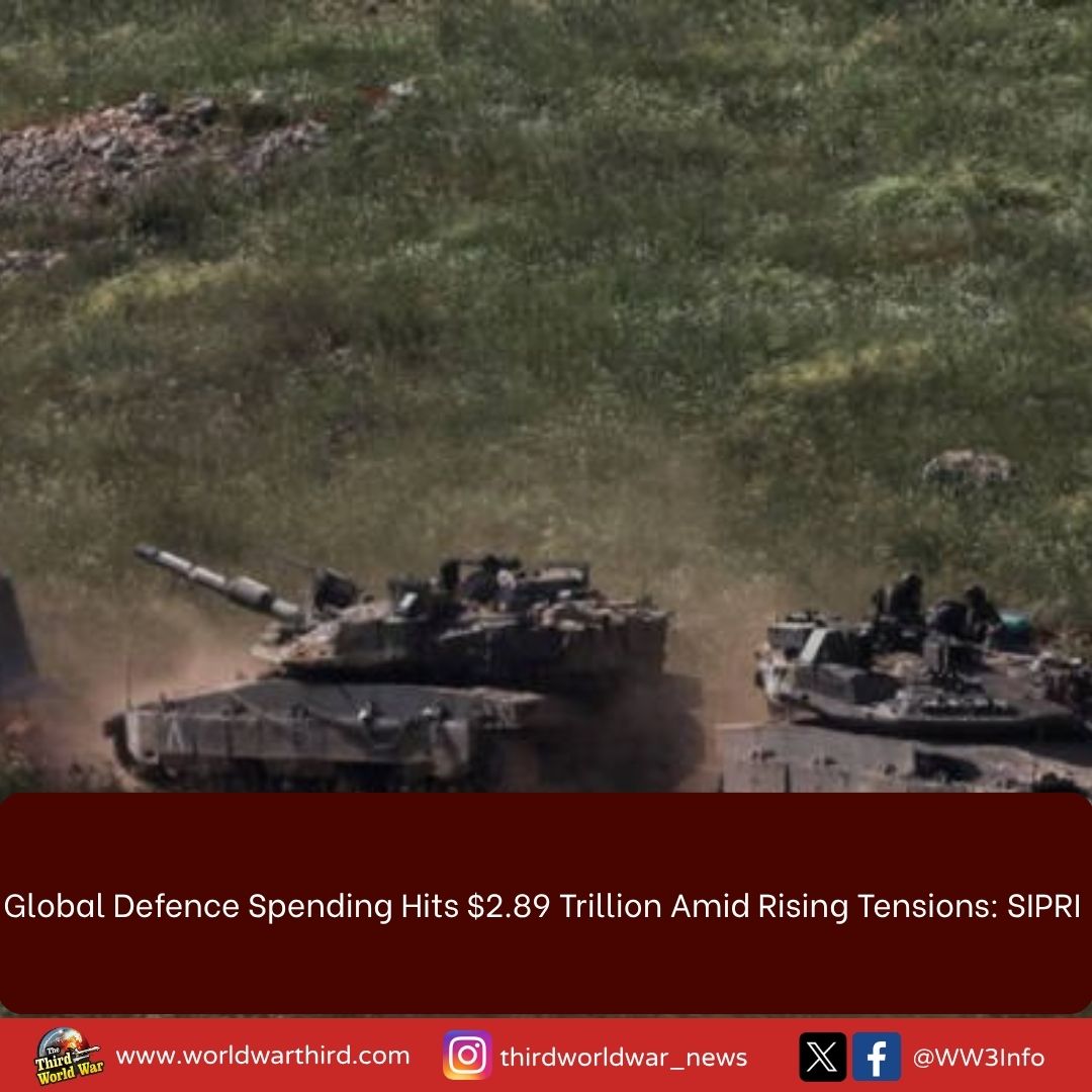 WW3Info's tweet image. #WW3: Global #DefenceSpending surged in 2025 amid #RussiaUkraineWar &amp;amp; conflicts in the Gulf &amp;amp; Africa, according to @SIPRIorg. Expenditure rose about 3% from 2024 to a 16-year high, with nations spending around $2.887 trillion in 2025, led largely by Europe &amp;amp; Asia-Oceania region.