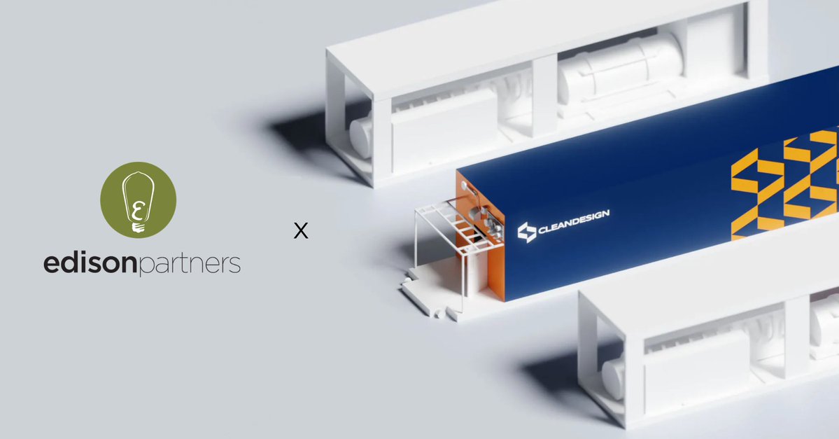 Edison_Partners's tweet image. Please join us in welcoming #CleanDesign to Team Edison⚡ 

CleanDesign is a software-driven energy technology company transforming how industrial operations manage power.

Check out the full press release: businesswire.com/news/home/2026…

#cleanenergy #hems #hybridenergymanagement