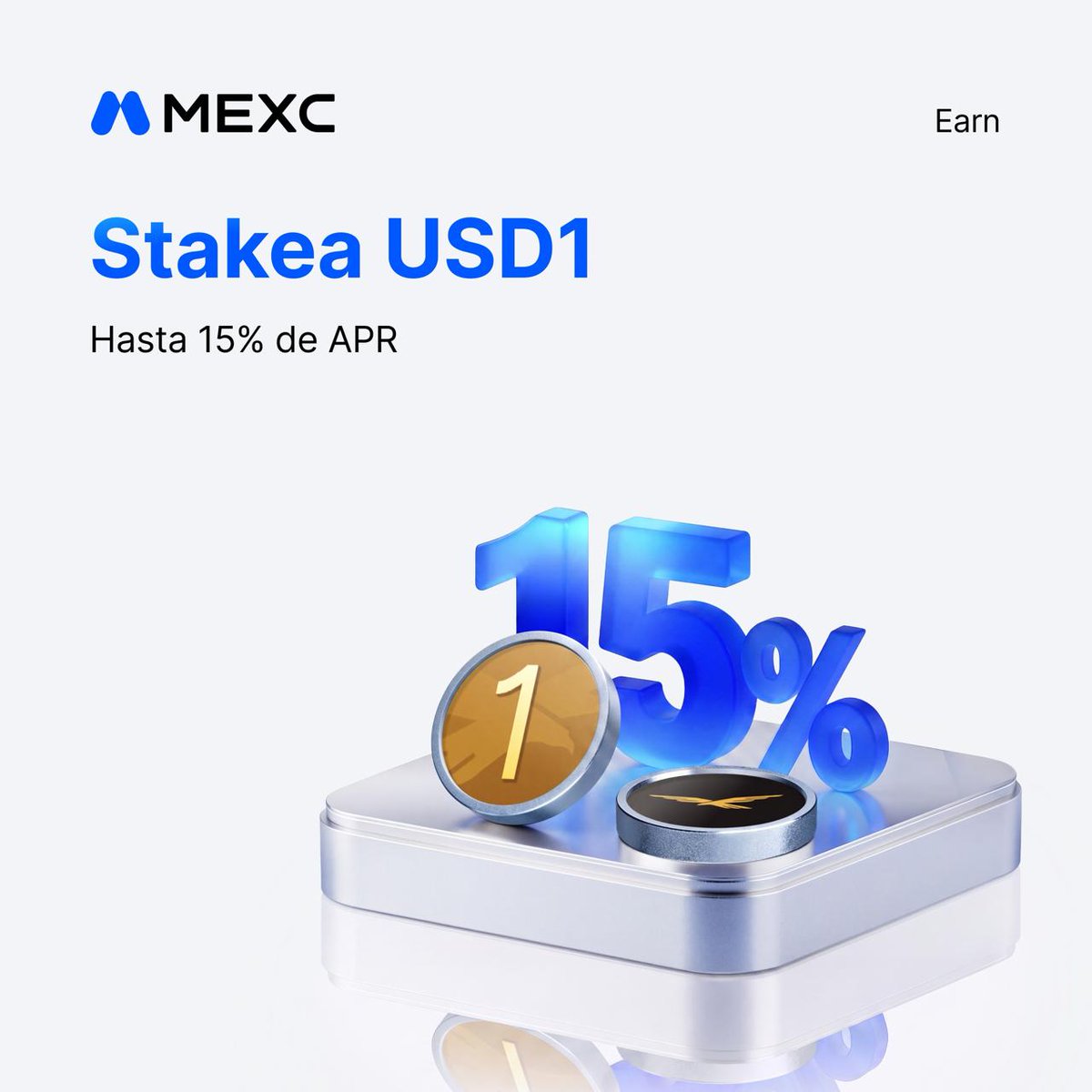 caaarloosgoome1's tweet image. 💰 Haz crecer tus fondos con USD1 Flexible Earn

🚀 Ya está en vivo:
➤ 15% APR
➤ Suscripción y canje totalmente flexible
➤ Ideal para ingresos pasivos

Pon a trabajar tus USD1 hoy mismo 💸
Únete ahora:
mexc.com/announcements/…

#Crypto #Earn #MEXC