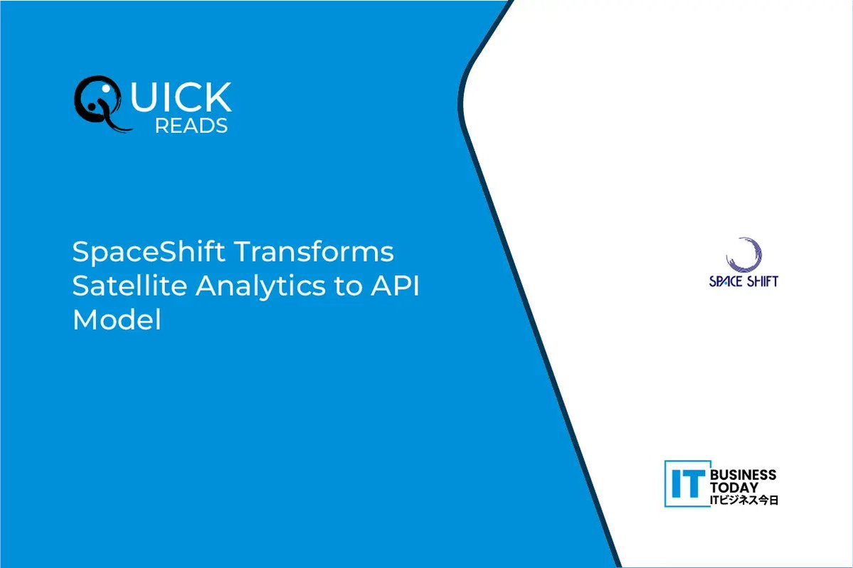 itbusinesstoday's tweet image. @spcsft Transforms Satellite Analytics to API Model

𝙍𝙚𝙖𝙙 𝙈𝙤𝙧𝙚: itbusinesstoday.com/tech/ai/spaces…

#AI #SateAIs #Satellitedata #spacebusiness #SpaceShift