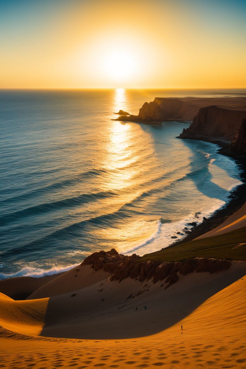angelicaio81153's tweet image. Golden Hour Sunset - Magical Experience , Skeleton Coast Namibia 
#artistic #landscape #photography