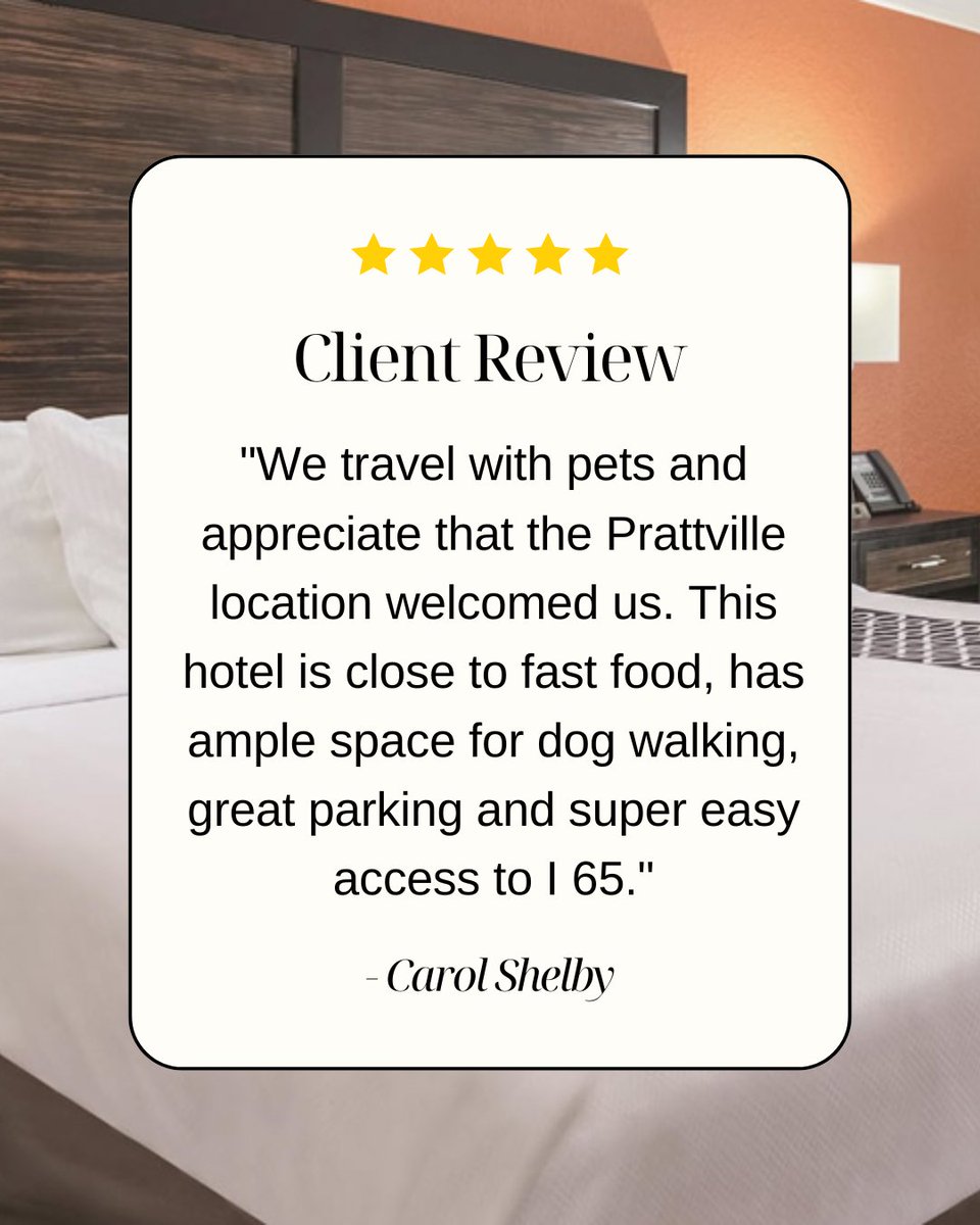 quinta_by's tweet image. Thank you for the 5-star rating ⭐ We’re thrilled you had a great stay. We can’t wait to welcome you back!
maps.app.goo.gl/jZMdJ1inSR5SSh…
#ThankYou #5StarReview #GuestExperience #HotelService #TravelUSA