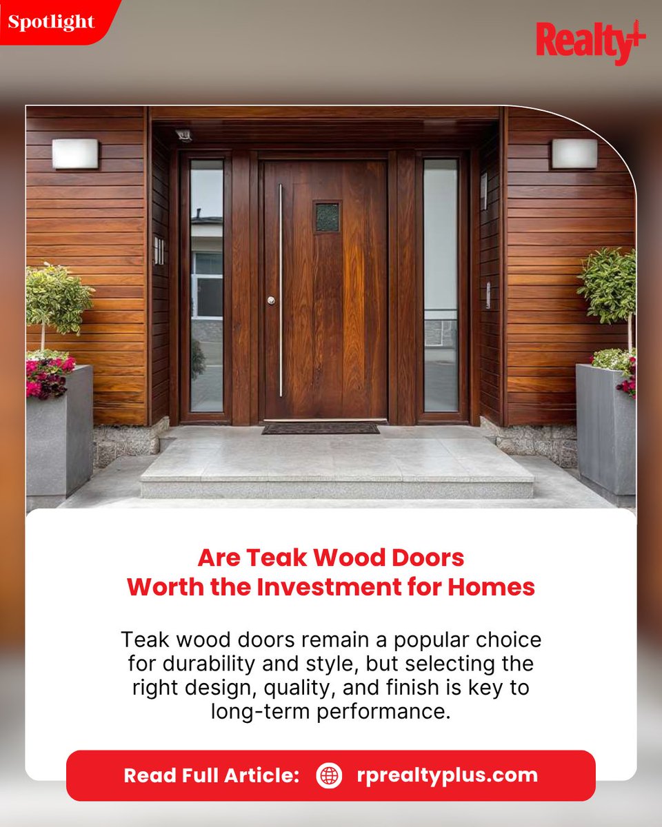 RPRealtyPlus's tweet image. Realty+ Spotlight 2026

Yellow walls done right
rprealtyplus.com/news-views/thi…

Teak doors worth it?
rprealtyplus.com/news-views/are…

Why waterproofing matters
rprealtyplus.com/news-views/why…

Better bathroom windows
rprealtyplus.com/news-views/why…

#realtyplus #markettrends
