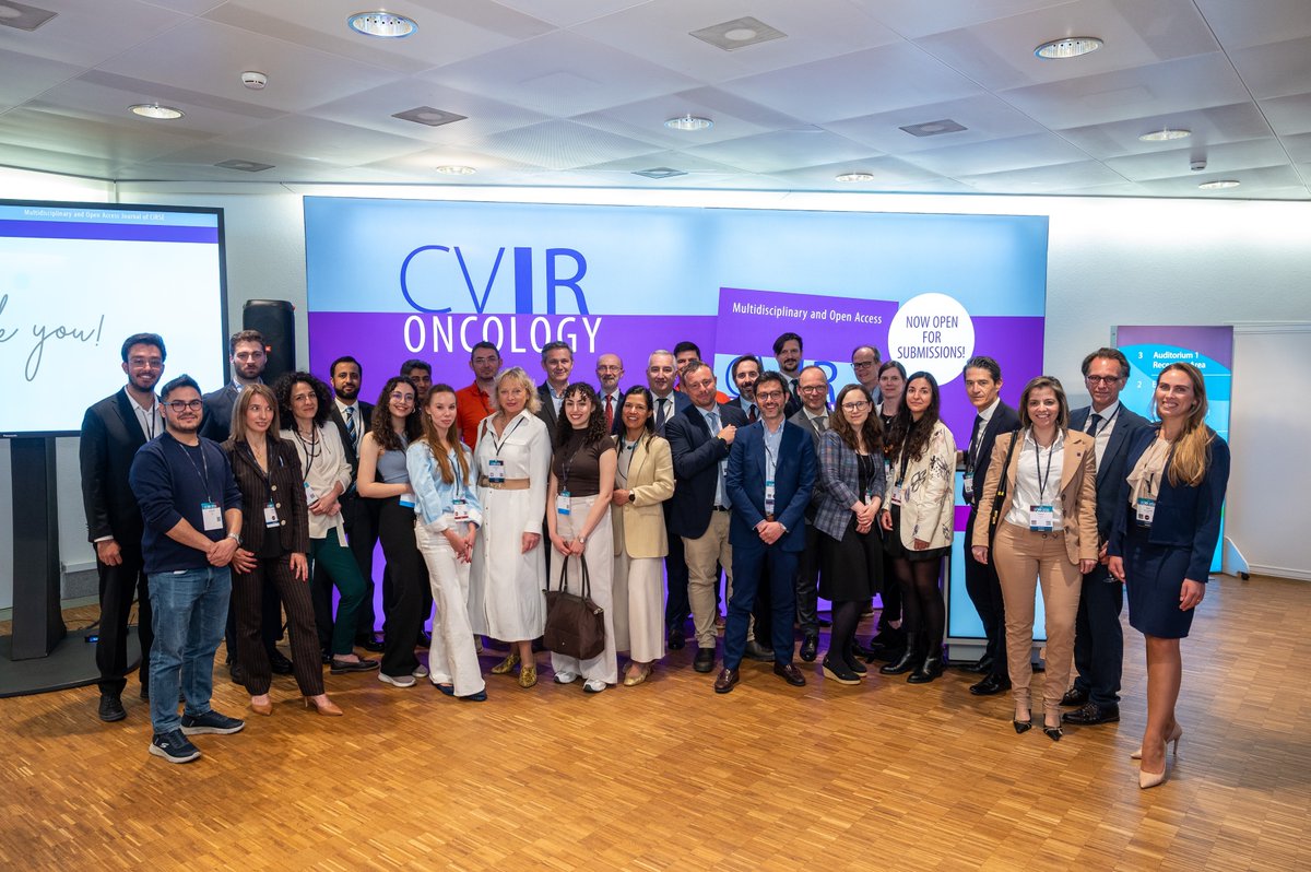 cvironco's tweet photo. A sincere thank you to everyone who attended the CVIR Oncology Reception at #ECIO2026!

It was a great opportunity to celebrate the interventional oncology community. We appreciate your enthusiasm and continued support!

We look forward to seeing you again next year! https://t.co/ibyFXuRE4D