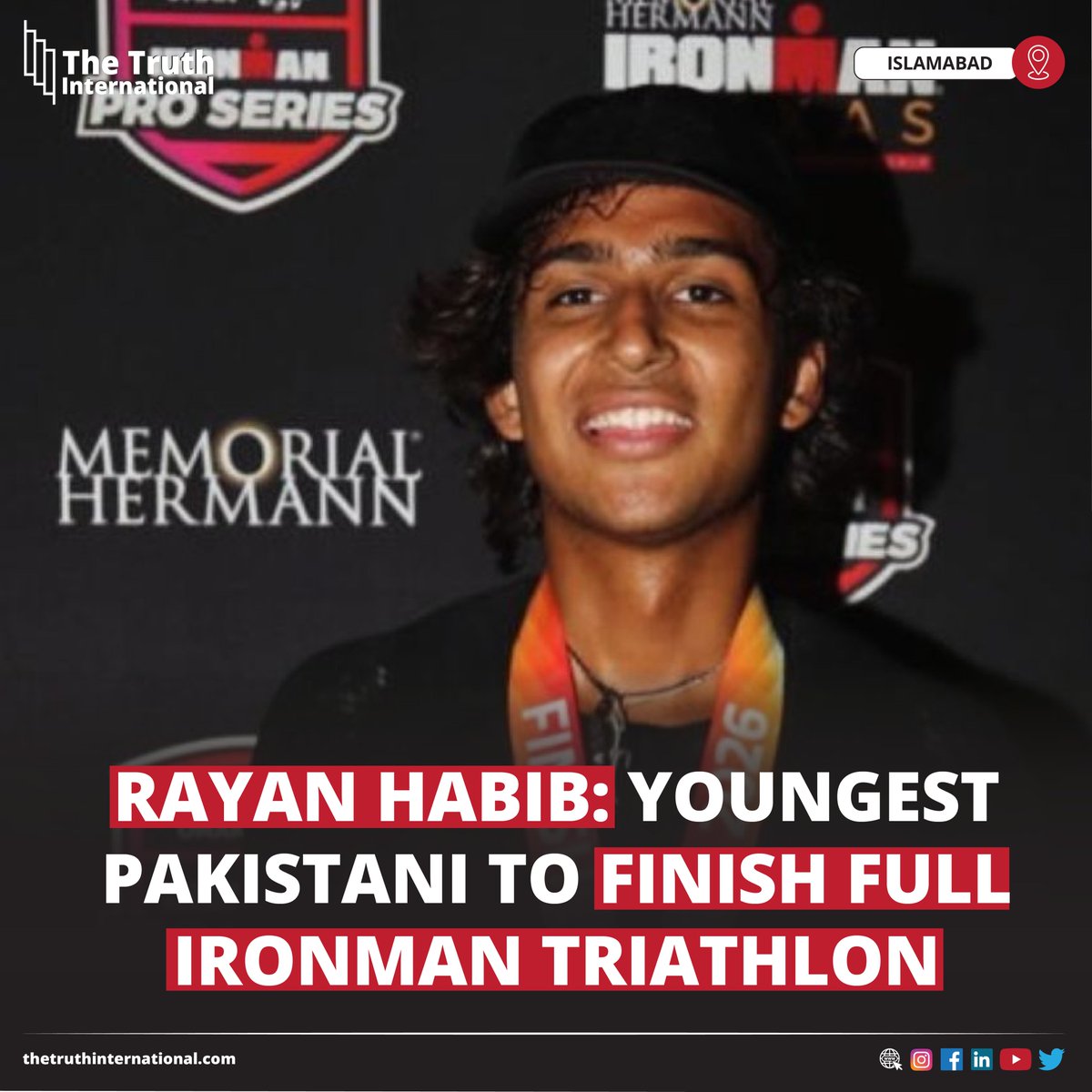 ttimagazine's tweet image. Rayan Habib: Youngest Pakistani to Finish Full Ironman Triathlon

FOR MORE DETAILS: thetruthinternational.com/rayan-habib-yo…

#RayanHabib #Youngest #Pakistani #Finish #Full #Ironman #Triathlon #Islamabad #TTI