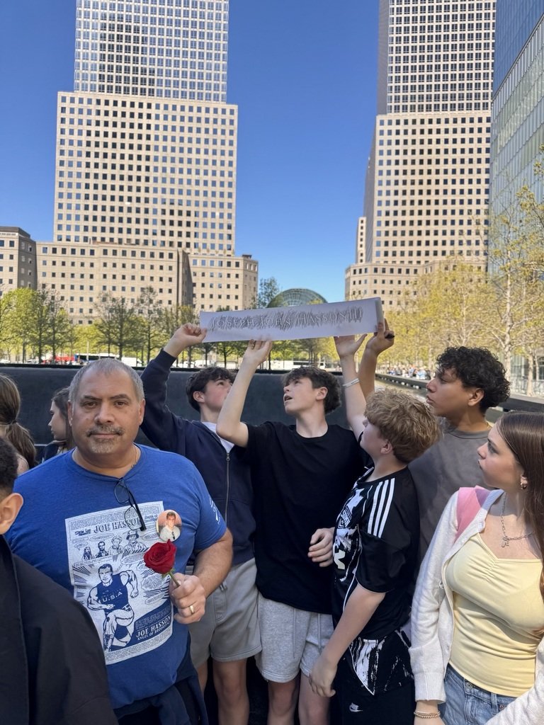 PEARLS_YPS's tweet photo. Our 8th graders visited the 9/11 Memorial &amp; Museum for a meaningful learning experience. https://t.co/sDaf5kwaxw