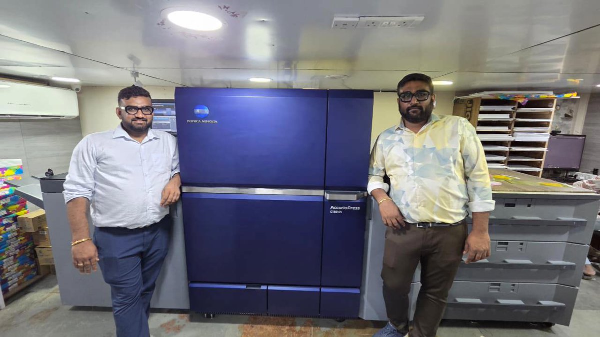 printweekindia's tweet image. Majestic Print Solutions installs a @konicaminolta AccurioPress C12010s, adding white toner capability for transparent label applications and strengthening its digital print capacity.

Read: shorturl.at/e4Ux0

#Print #DigitalPrint #Packaging #Labels #Automation