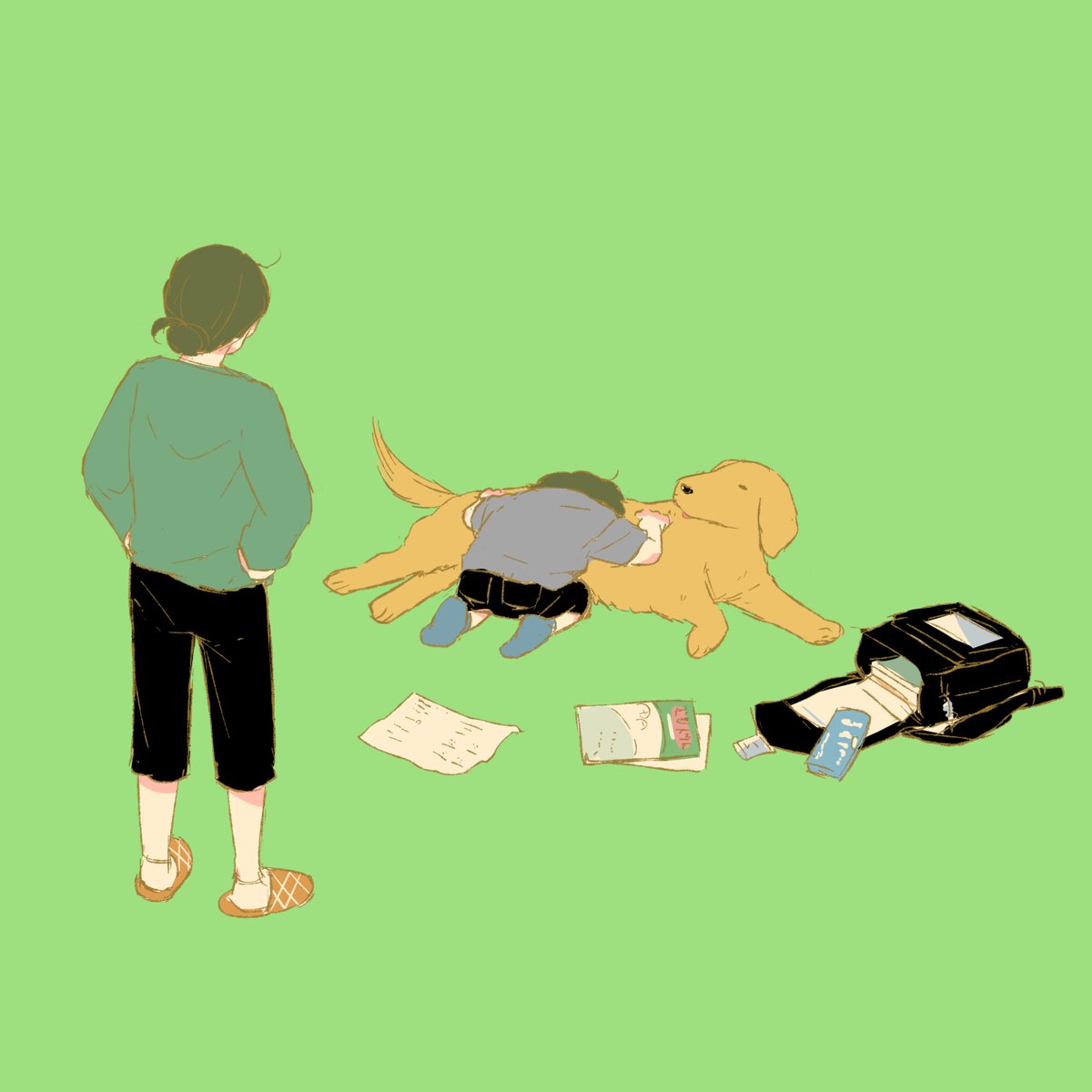 「駄々」|アボガド6のイラスト