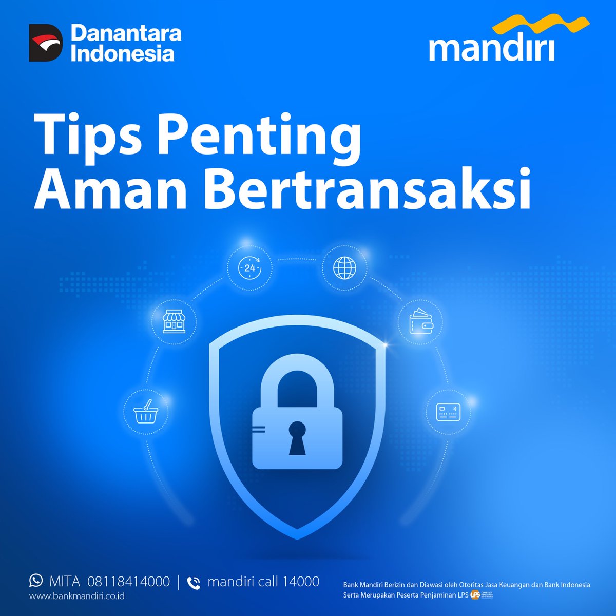 bankmandiri's tweet photo. Di era serba digital ini, kewaspadaan adalah kunci! ⚠️
#KelasMandiri #GeberPK #KonsumenCerdasPeKABertransaksi #GENCARKAN2025 #LiterasiKeuanganMasifMerata https://t.co/FEU2l08FwZ