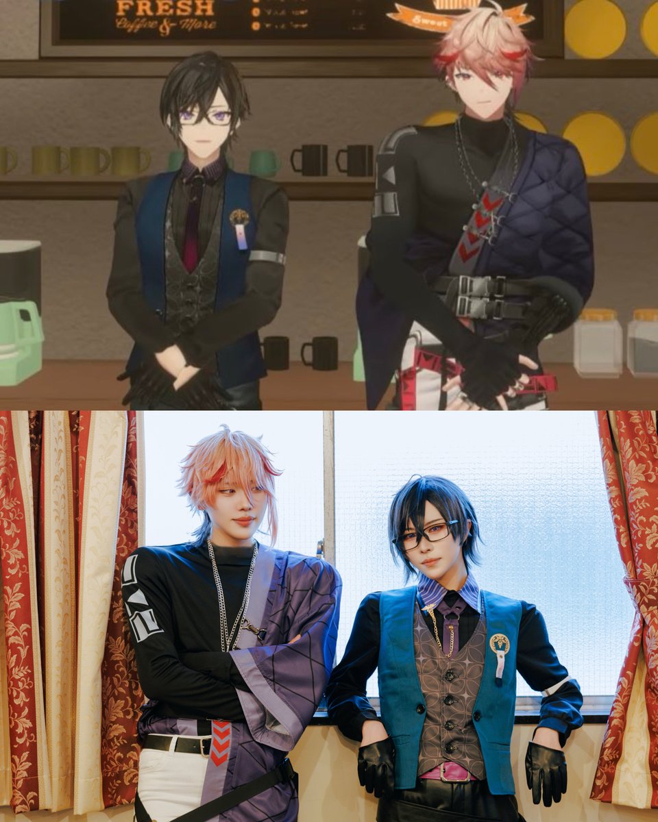 rm4のコスプレ、体格差と身長差めっちゃ良くないですか？