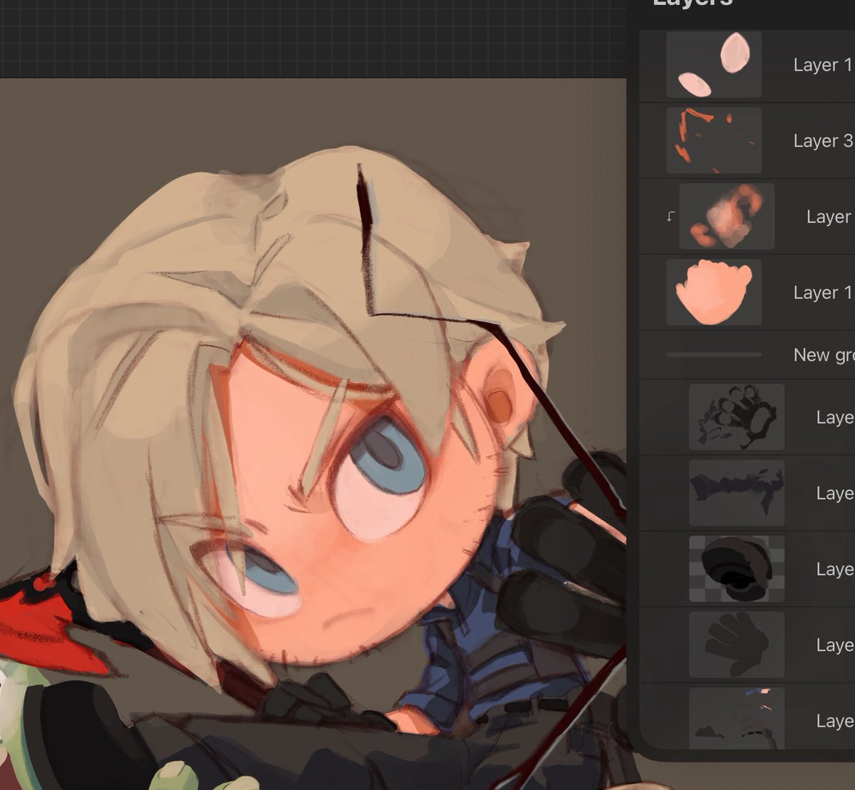 Sneak Peek of Leon Merch Collab(WIP)  i am working on with <a href="/agikun/">Brilcrist</a>  #RE9

The pre order will be open soon 😉