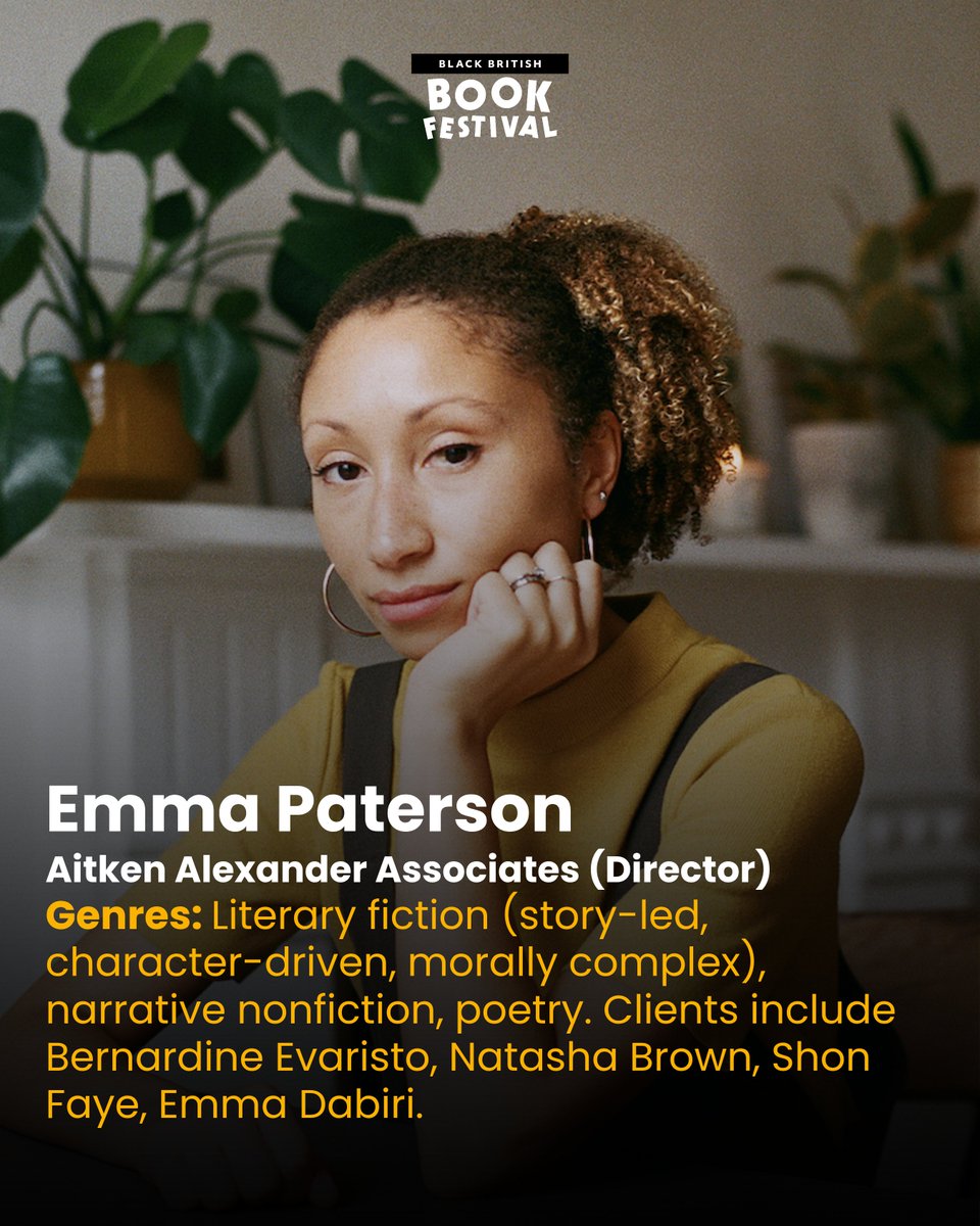BBBookFestival's tweet photo. There are Black literary agents in the UK who are championing stories like yours and we want to make sure you know them. 🖤📚

Representation in publishing starts long before a book hits shelves. https://t.co/VbymutiDbt