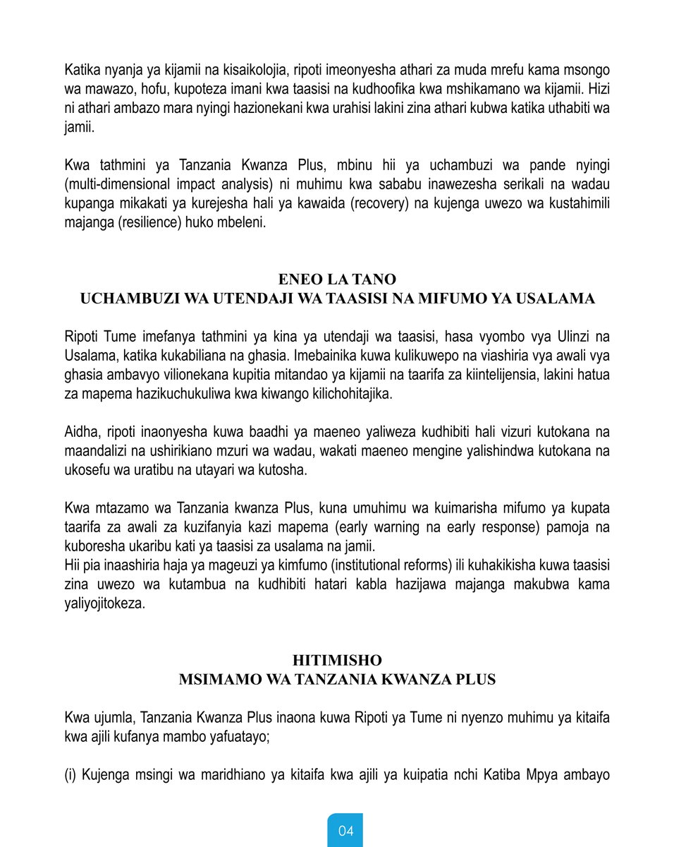 Tanzania Plus Tv tweet media