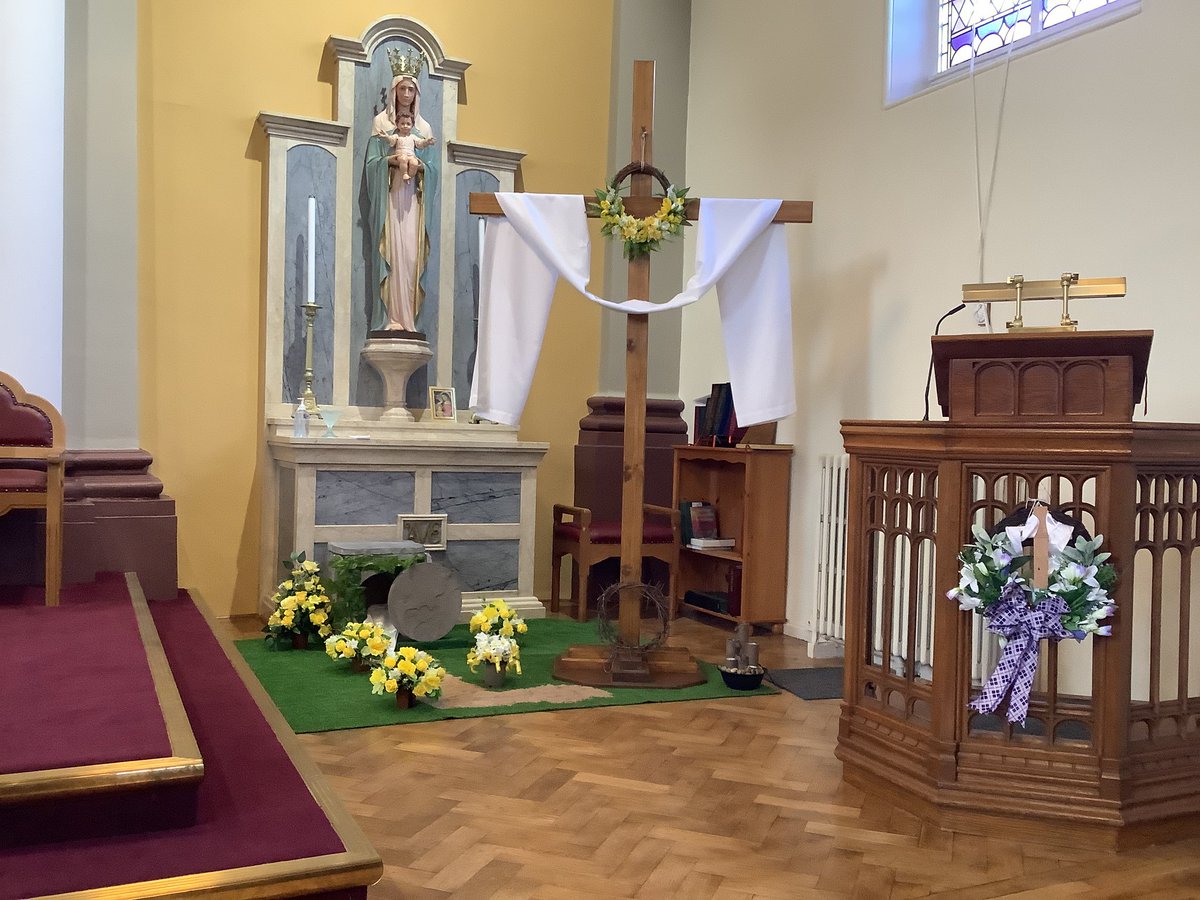 OSJ_Rec's tweet photo. We attended Mass, we looked at the Easter garden. https://t.co/RXqqoGsPh9