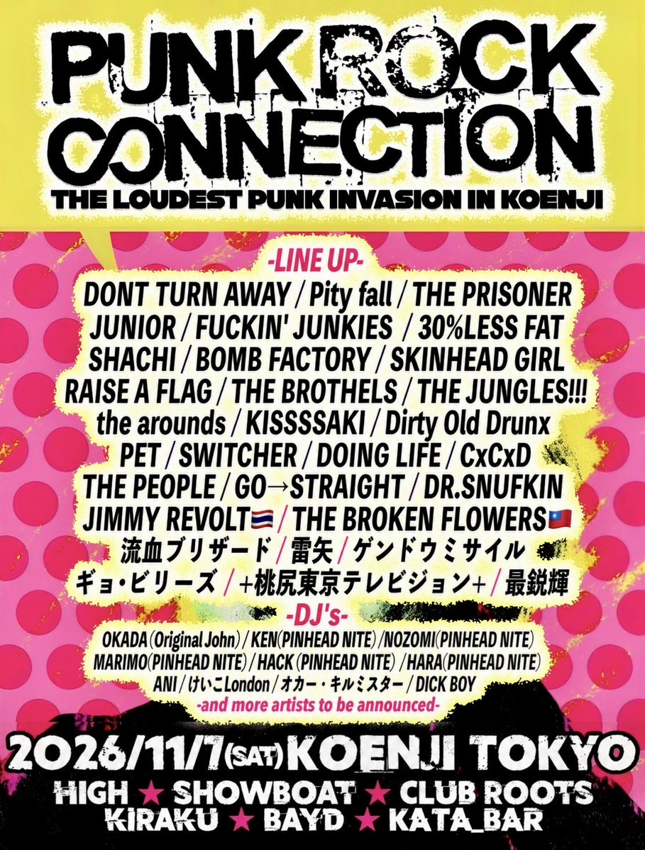 PUNK ROCK CONNECTION 2026 tweet media