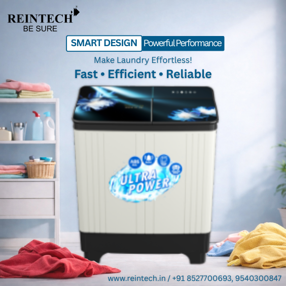 ReintechPvtLtd's tweet image. Power through laundry with Reintech 💪✨
Smart Washing. Powerful Cleaning. Everyday Convenience.

#Reintech #WashingMachine #SmartAppliances #HomeAppliances #LaundryMadeEasy #Samantha #September21Trailer
