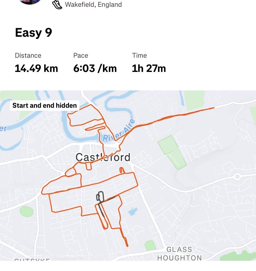 bethanmh's tweet image. Easy 9 today #run #running #runner #ukrunchat