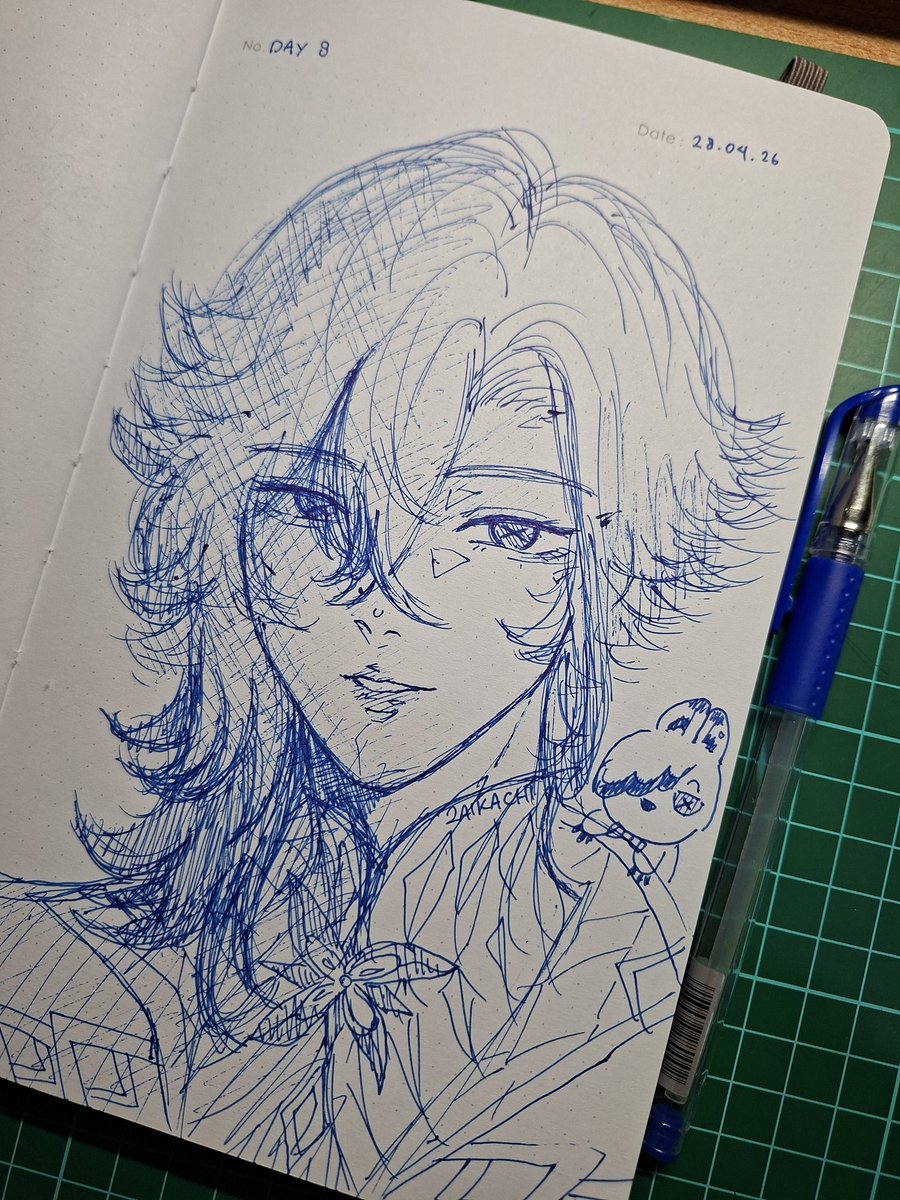 xPERUEREx's tweet photo. day 8 Arlecchino doodle https://t.co/ge7qUt36IA