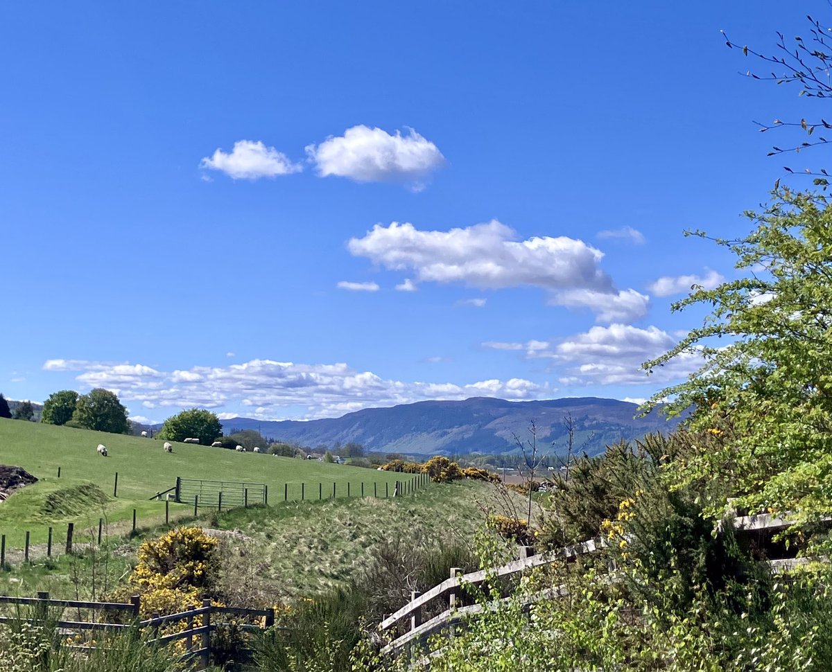 cloudymamma's tweet image. Barely a cloud in the sky… a few floating over Loch Ness 

Inverness 16°C - a glorious Tuesday in the Scottish Highlands 

#LoveUkWeather
@metoffice #Scotland