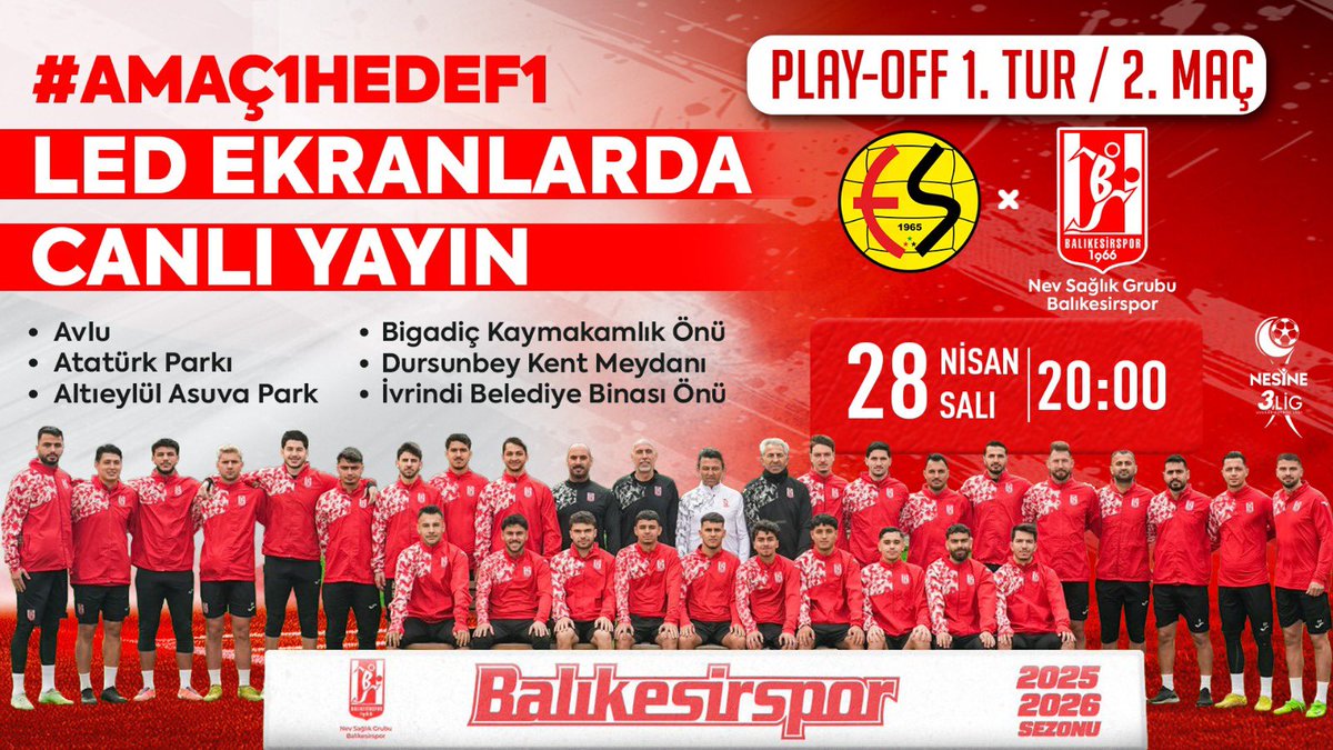 Nev Sağlık Grubu Balıkesirspor tweet media