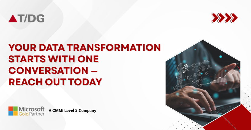 T/DG's Data Solutions team is ready to listen, advise, and deliver. We've worked with businesses across industries helping them move from data confusion to data confidence. Visit: thedigitalgroup.com/data-solutions. 

#ContactUs #TheDigitalGroup #DataSolutions #GetInTouch #DataDriven