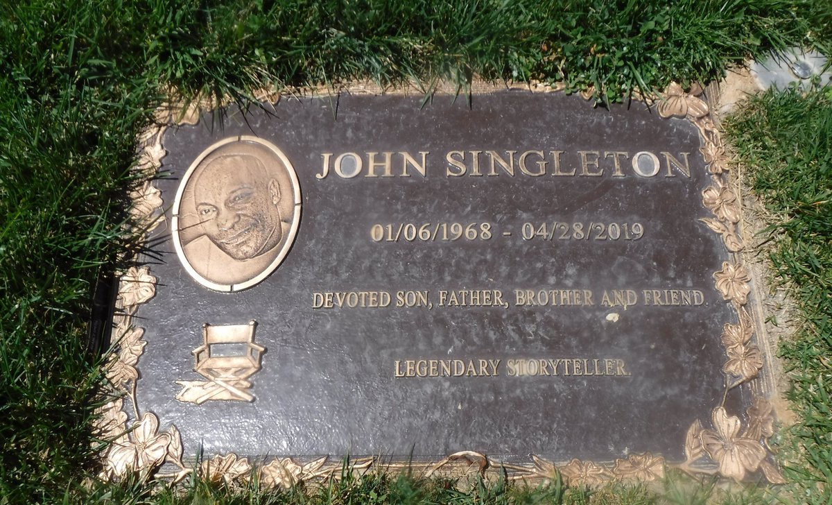 RIPTFF's tweet image. #RIP #OTD in 2019 film director (Boyz n the Hood, Poetic Justice, Shaft), screenwriter, producer, actor, John Singleton died from a stroke at Cedars-Sinai Medical Center in Los Angeles, aged 51. Forest Lawn Memorial Park Hollywood Hills thefinalfootprint.com/2026/04/28/day…