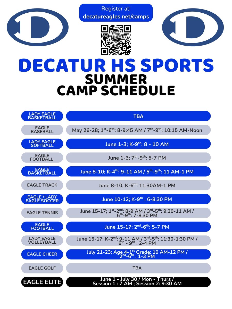 Decatur Eagles Football tweet media