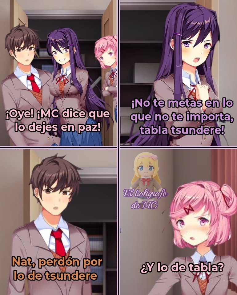 ElBoligrafoDeMC's tweet image. #DDLC #memes #DokiDokiLiteratureClub