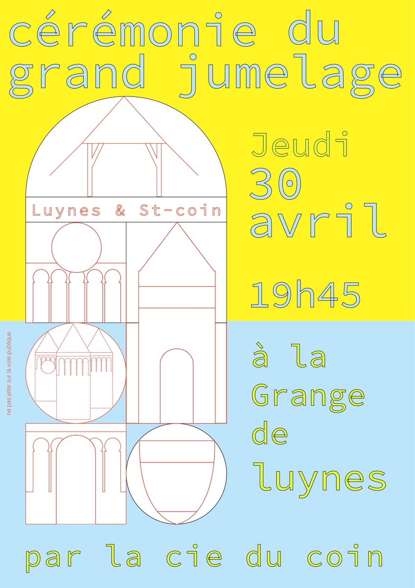 101Rfl's tweet photo. Venez célébrer avec nous l'amitié qui unit Saint-Coin (village imaginaire de la CIE DU COIN) à Luynes, lors de la cérémonie de jumelage, le jeudi 30 avril prochain dès 19h45 à La Grange, Centre culturel de Luynes 🎧https://t.co/dzHth6lzfU https://t.co/louhAKTGgf