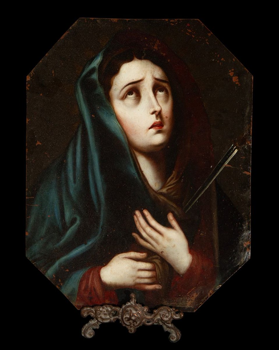 AuctionsTemplum's tweet image. Lot 486

Virgin of Sorrows, Colonial Mexican School, 18th century.

A refined devotional painting on copper.

🗓 April 29, 14:00 hrs

Join the auction: templumauctions.com/auction/294-gr…

...

#ColonialArt #ReligiousArt #Collectors