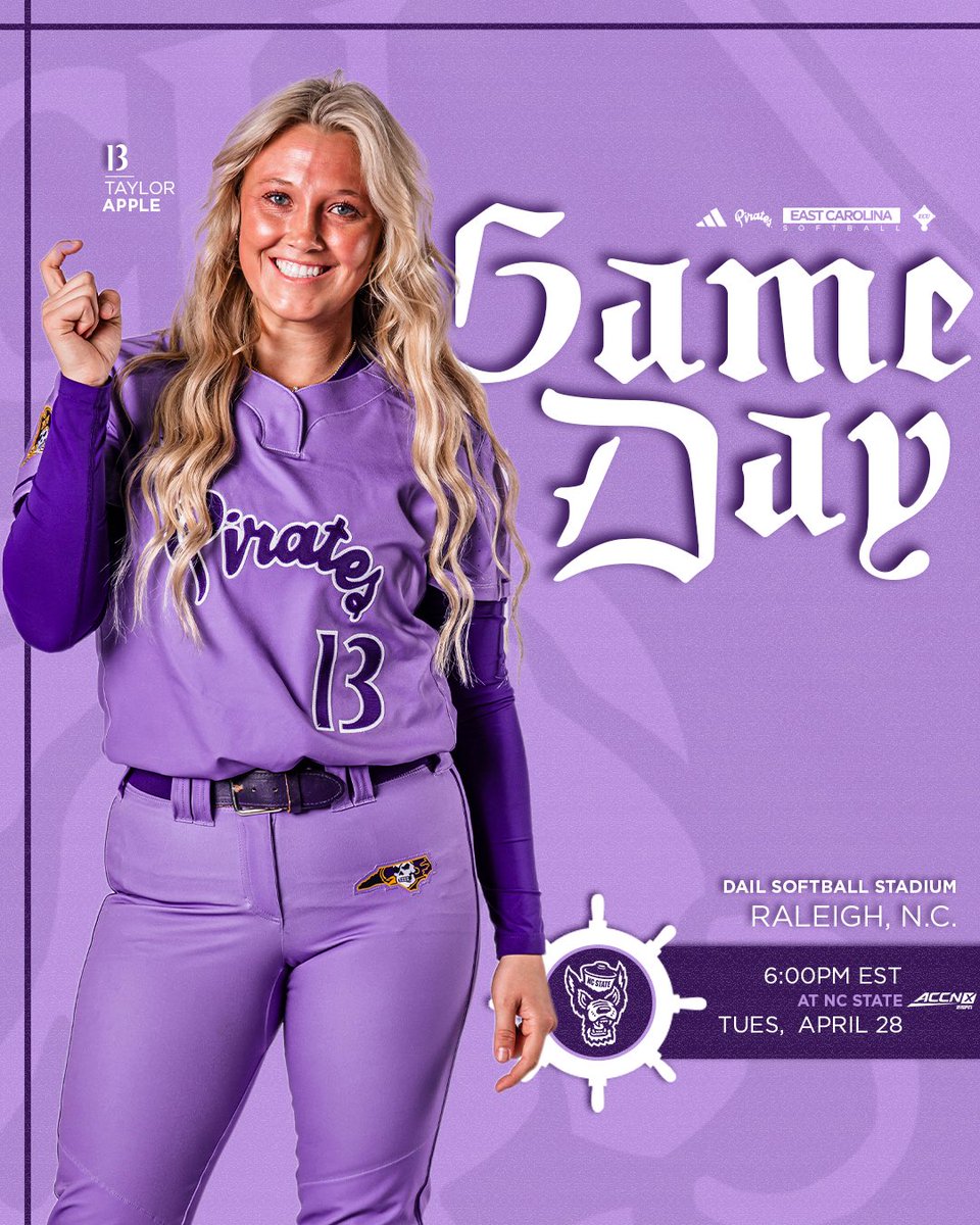 ecu__softball's tweet image. Headed down the road for Gameday! 

#GoPirates | #WeBelieve