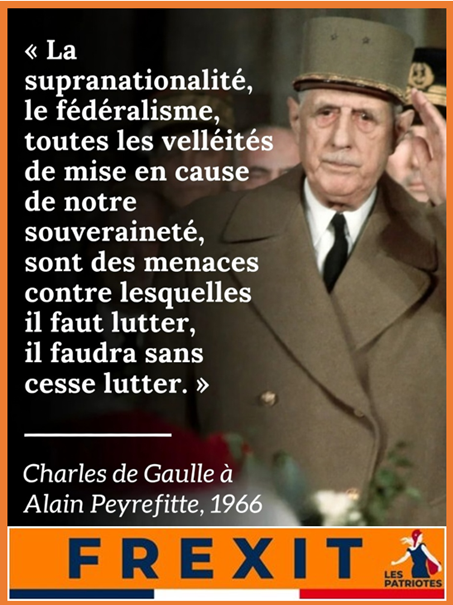 62PATRIOTES's tweet image. L’UE veut
👉se transformer en un État grâce à la guerre
👉effacer les États nations, effacer la France
👉et créer « l’armée européenne » !

⚠️Il faut TUER l’UE avant qu’elle ne nous tue !⚠️

#Frexit pour la 🇫🇷France et la 🙏Paix !