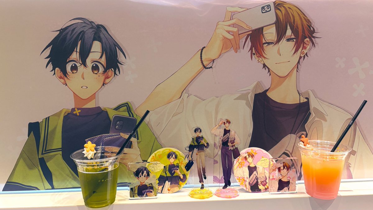 ay_ay_kknn's tweet photo. 佐々木と宮野×animate cafe...☕️✨
本日2回目はKIYOちゃん(@O8O1O228 )と佐々木×宮野のカプで☺️💐
春園先生のサインを探せ🔍した!
#佐々木と宮野
#平野と鍵浦
#佐々木と宮野10周年
#animatecafe https://t.co/6hUzTNVG4y