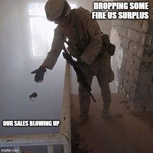 miltecusa's tweet image. We worked out a deal on some awesome US Surplus items! Stay tuned later this week for item availability! 💥 

#militarysurplus #militarysurplusgear #wesellsurplus #webuysurplus #wholesalemilitarysurplus