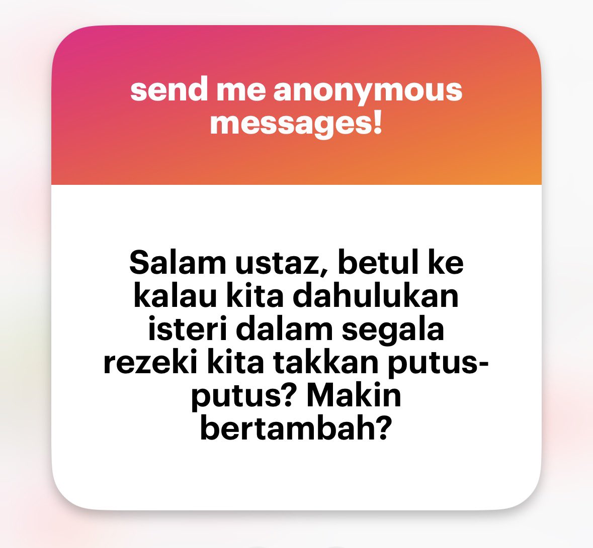 Waalaikumussalam 

Dari satu sudut betul, tapi tak tetap hanya isteri sahaja.

Dalam hadis Nabi ﷺ sebut belanja orang terdekat lebih afdal, rujuk status saya yang lalu.

Jika nafkah yang wajib seperti tempat tinggal, makanan dan pakaian sudah dilunaskan, maka itu sudah memadai