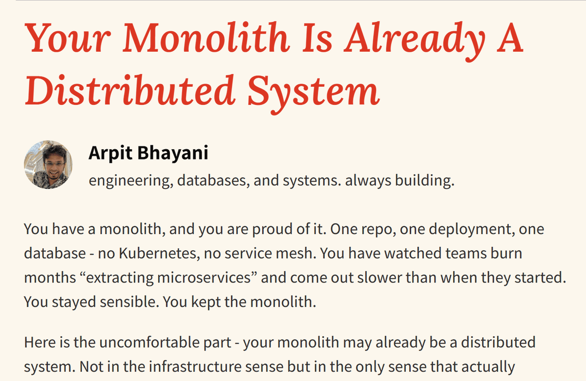 Arpit Bhayani tweet media