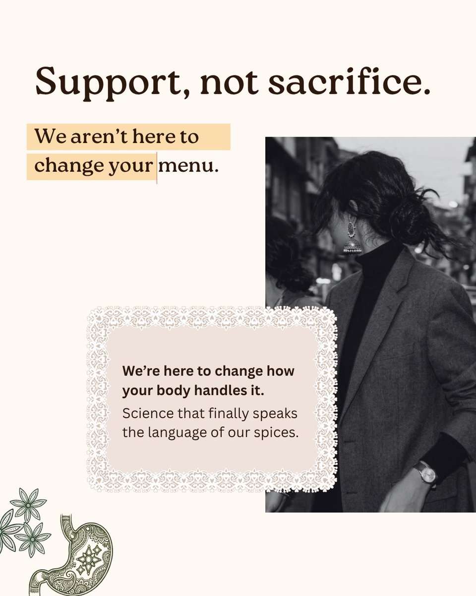 PhreedFrom's tweet image. Heritage shouldn't feel heavy. 🕊️🌶️

Phreed is the first formula built for the specific complexity of our plates - because you can be mindful of your health &amp;amp; still honour your traditions. Join us at the table, follow Phreed From
#SouthAsianHealth #GutHealth #ComingSoon